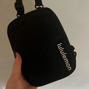 Black Lululemon Easy Access Crossbody bag